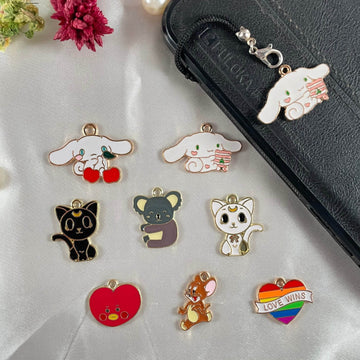 Cartoon mobile phone charms - Fatatun