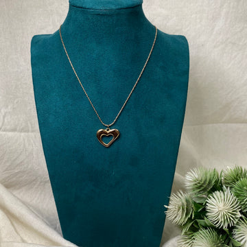 Rose gold Heart necklace Anti-Tarnish