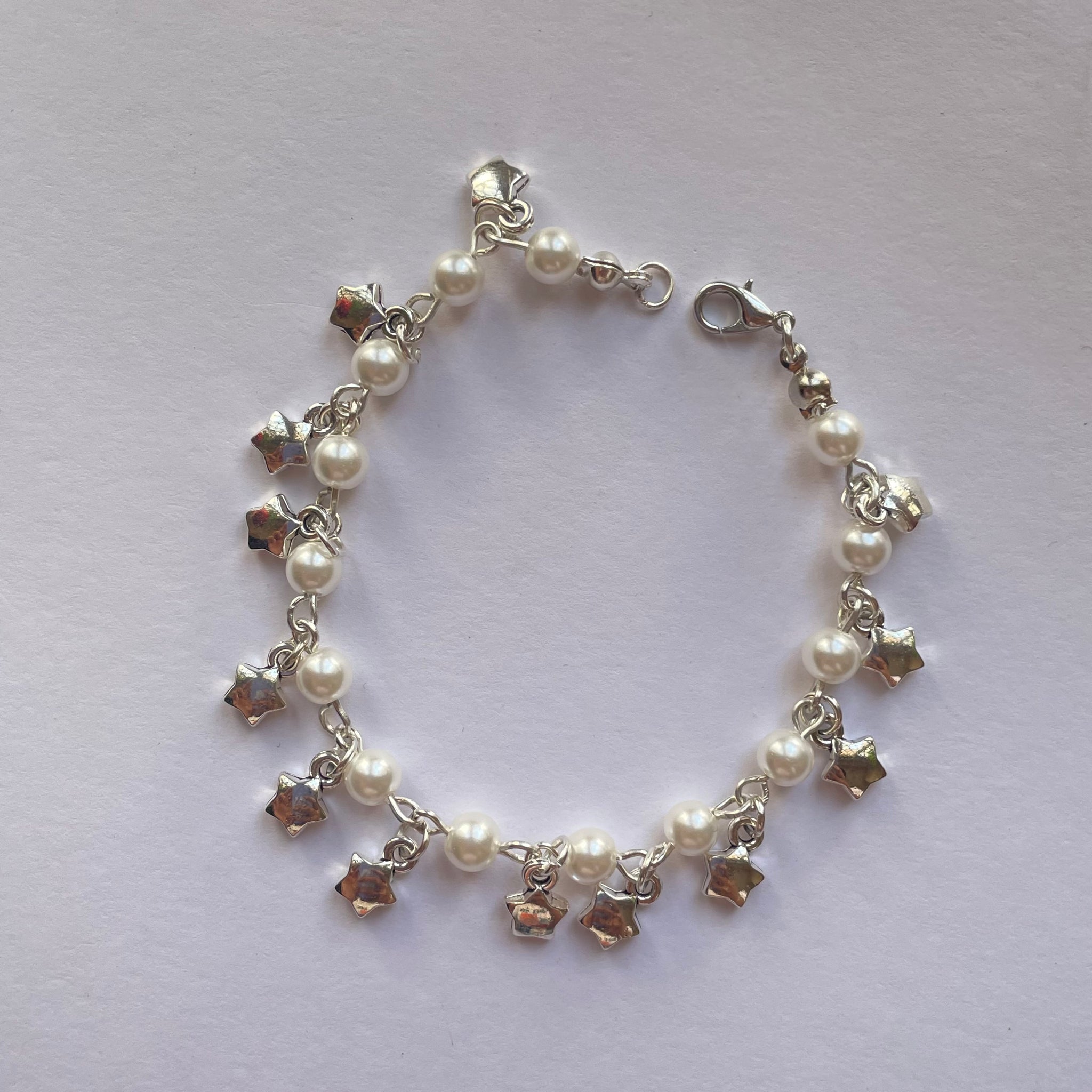 Charms Bracelet| Fairy Design Pearls and Stars