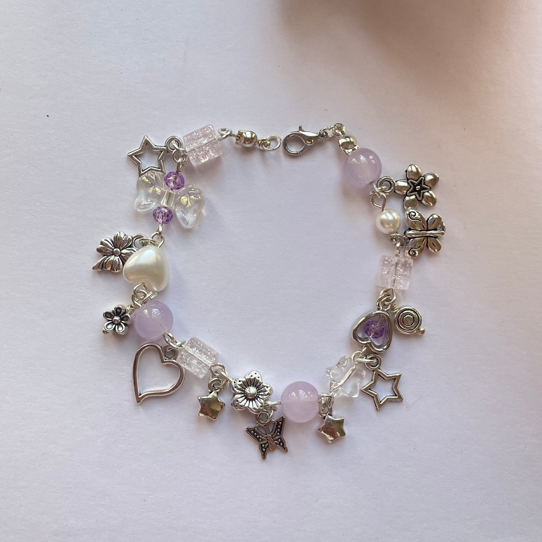 Charms Bracelet| Fairy Design Light Lavender