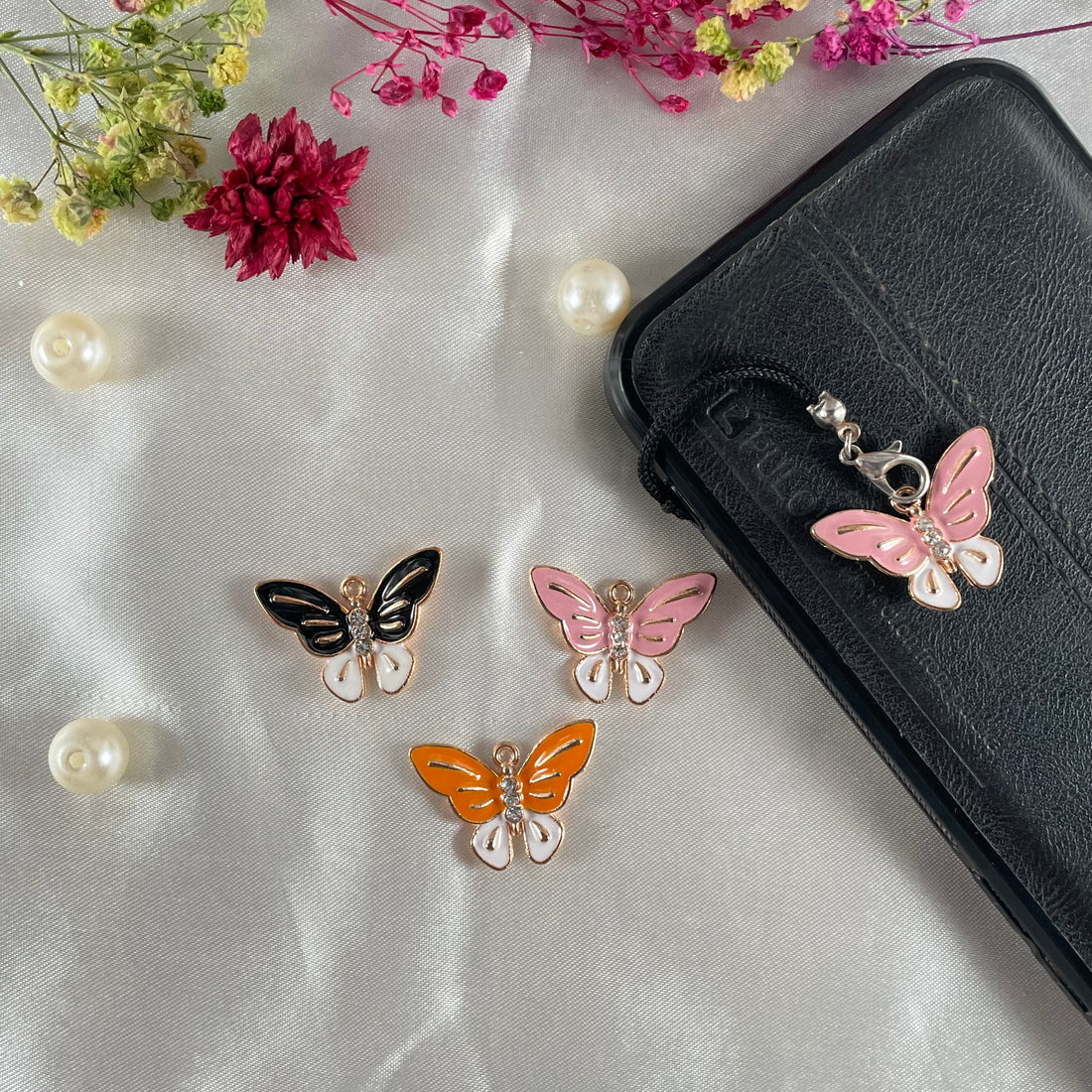 Butterfly phone charm